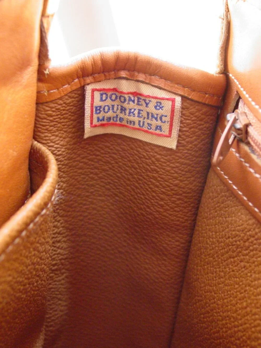 DOONEY & BOURKE Vintage AWL Taupe Crossbody Bag - Picture 12 of 12